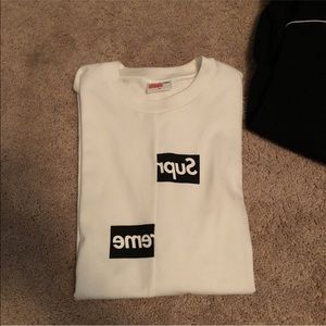 Supreme Comme deś Garconś Box Logo